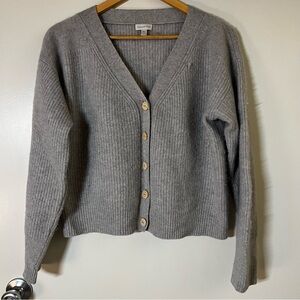 Garnet hill cashmere cardigan